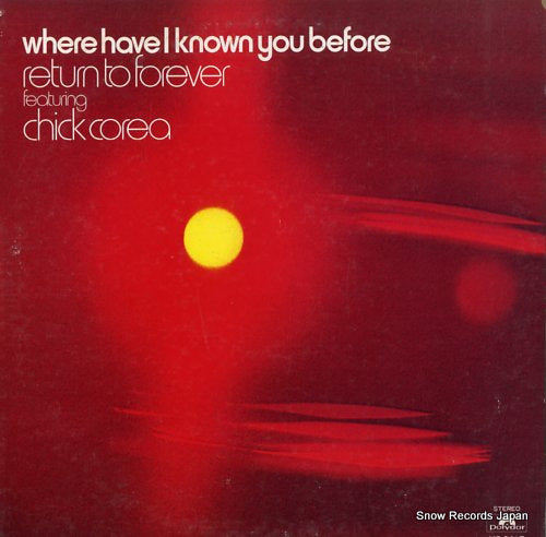 RETURN TO FOREVER where have i known you before MP2417