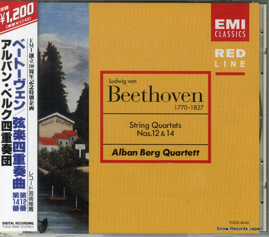 ALBAN BERG QUARTETT beethoven; string quartets nos.12 and 14 TOCE-4042