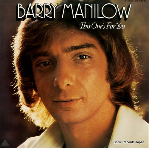 MANILOW, BARRY this one's for you IES-80647