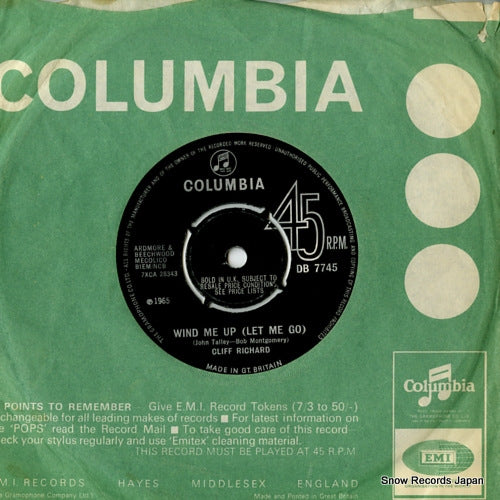 RICHARD, CLIFF wind me up (let me go) DB7745