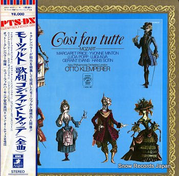 KLEMPERER, OTTO mozart; cosi fan tutte EAA-90011-4