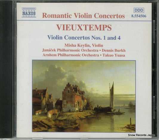 KEYLIN, MISHA vieuxtemps; violin concertos nos.1 and 4 8.554506
