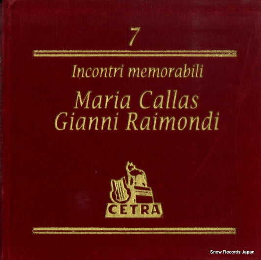 CALLAS, MARIA incontri memorabili 7 CDMR5007