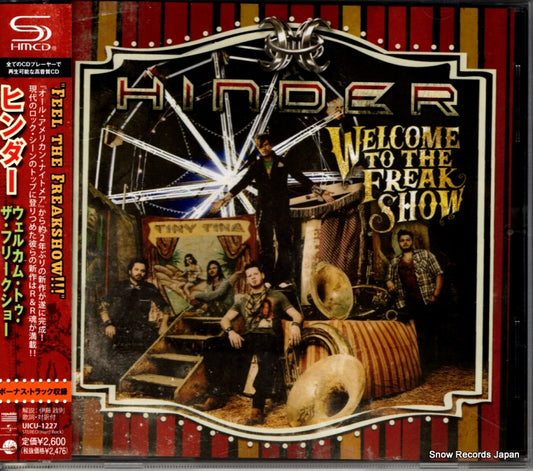 HINDER welcome to the freakshow UICU-1227