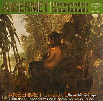 ANSERMET, ERNEST debussy SLC1708