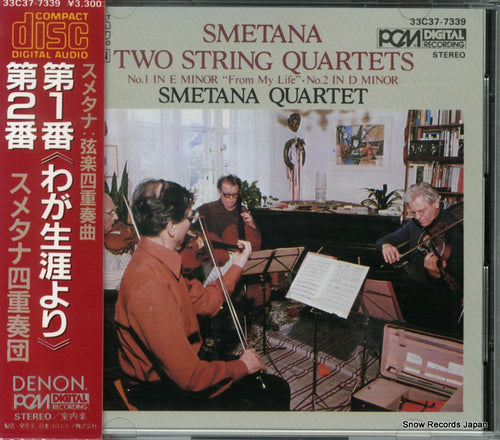 SMETANA QUARTET smetana; two string quartets 33C37-7339