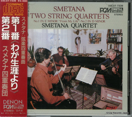 SMETANA QUARTET smetana; two string quartets 33C37-7339