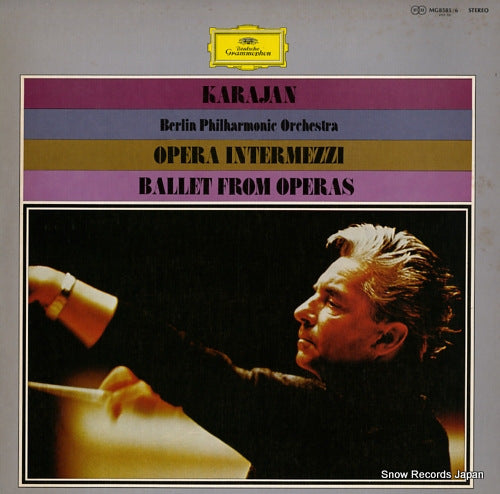 KARAJAN, HERBERT VON opera intermezzi / ballet from operas MG8585/6