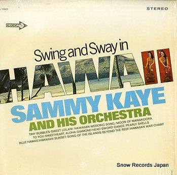 KAYE, SAMMY swing and sway in hawaii DL74862