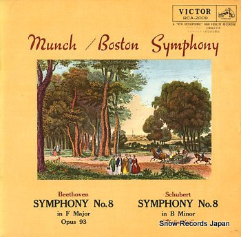 MUNCH, CHARLES beethoven; symphony no.8  RCA-2009