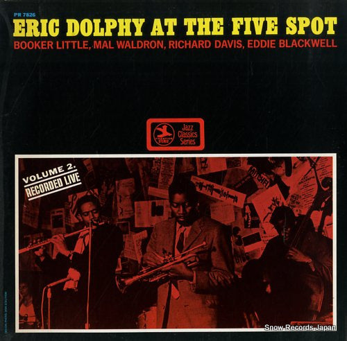 DOLPHY, ERIC eric dolphy at the five spot volume 2 PR7826/PRT7826