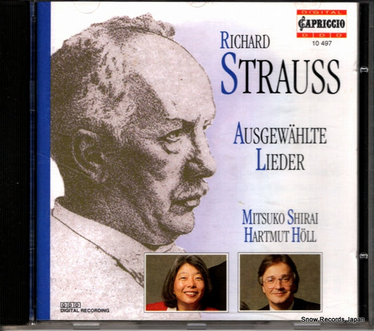 SHIRAI, MITSUKO / HARTMUT HOLL r.strauss; ausgewahlte lieder 10497