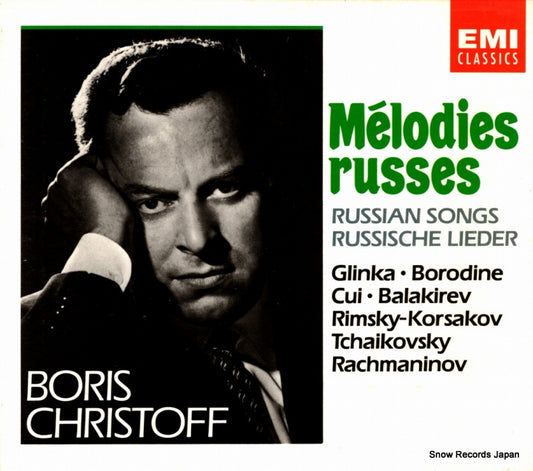 CHRISTOFF, BORIS melodies resses; russian songs CZS7674962