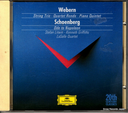 LASALLE-QUARTETT webern; string trio - quartet rondo - piano quintet 437036-2