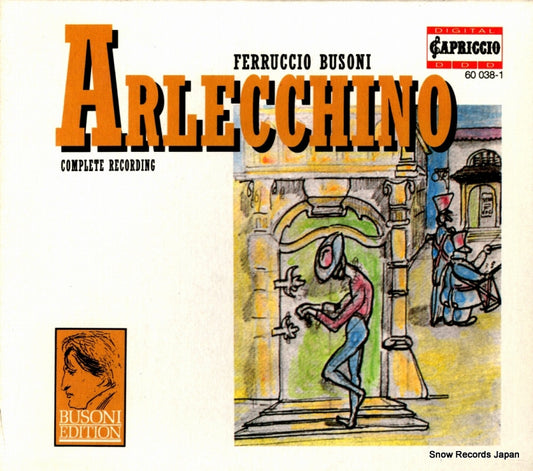 ALBRECHT, GERD busoni; arlecchino 60038-1