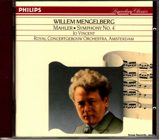 MENGELBERG, WILLEM mahler; symphony no.4 426108-2