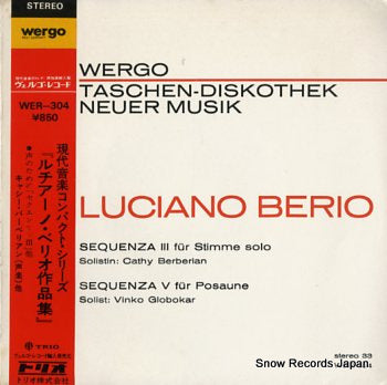 BERBERIAN, CATHY luciano berio WER304