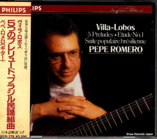 ROMERO, PEPE villa-lobos; 5 preludes etude no.1 420245-2 / 32CD-779