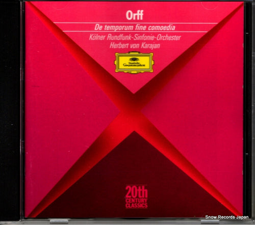 KARAJAN, HERBERT VON orff; de temporum fine comoedia 429859-2