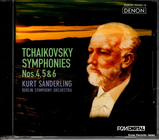 SANDERLING, KURT tchaikovsky; symphonies nos.4, 5&6 COCO-73101
