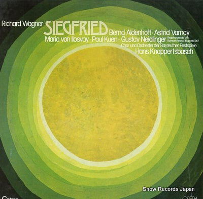 KNAPPERTSBUSCH, HANS wagner; siegfried GT7038-42