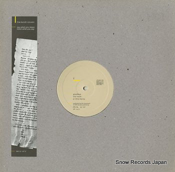 DURUTTI COLUMN, THE say what you mean,mean what you say NM32147E