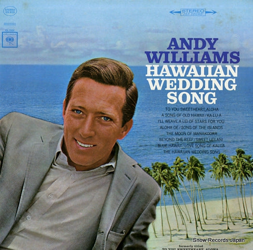 WILLIAMS, ANDY hawaiian weddind song CS9123