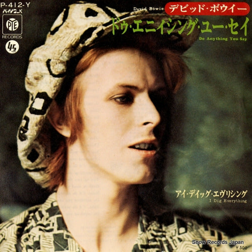 BOWIE, DAVID do anything you say UP-412-Y