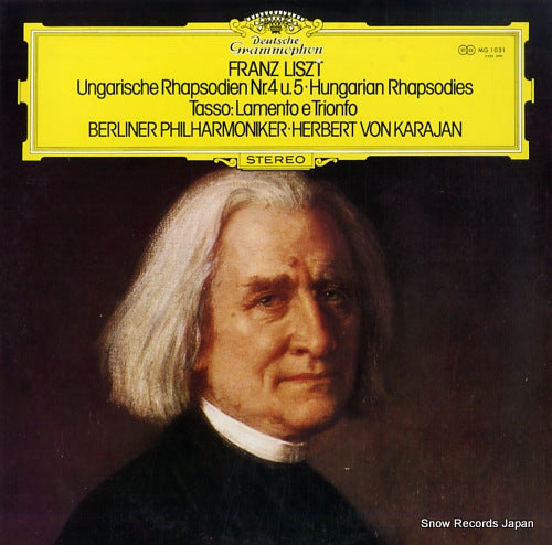 KARAJAN, HERBERT VON liszt; hungarian rhapsodies nr.4, nr.5 MG1031