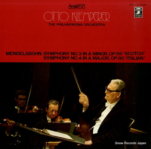 KLEMPERER, OTTO mendelssohn; symphony no.3 "scotch" & no.4 "italian" EAC-70132