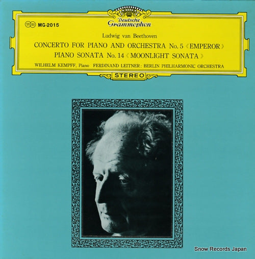 KEMPFF, WILHELM beethoven; concerto for piano and orchestra no.5 emperor MG-2015