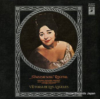 DE LOS ANGELES, VICTORIA  spanish song recital AA-8757