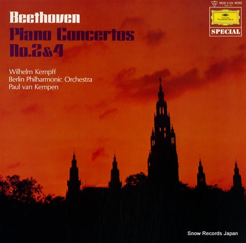 KEMPFF, WILHELM beethoven; piano concertos no.2&4  MGW5165