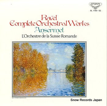 ANSERMET, ERNEST ravel; complete orchestra works SL1150-52