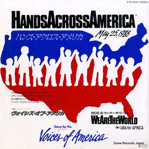 VOICES OF AMERICA hands across america EYS-17634