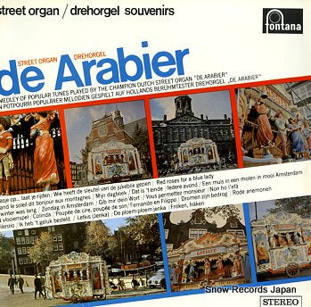 DE ARABIER street organ / drehorgel souvenirs 826284QY