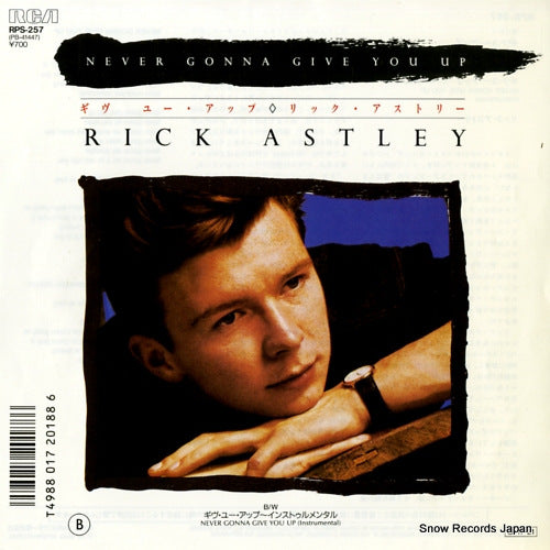 ASTLEY, RICK never gonna give you up RPS-257