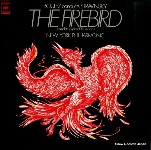 BOULEZ, PIERRE stravinsky; the firebird 23AC625
