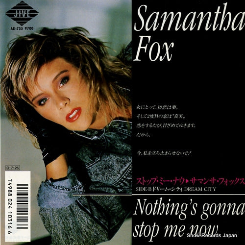 FOX, SAMANTHA nothing's gonna stop me now ALI-755