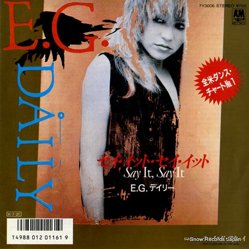 DAILY, E.G. say it, say it 7Y3006