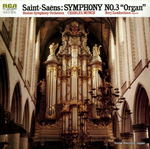 MUNCH, CHARLES saint-saens; symphony no.3 "organ" RCL-1024