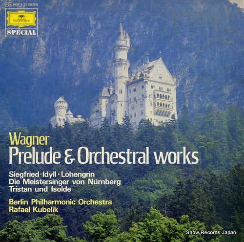 KUBELIK, RAFAEL wagner; prelude & orchestral works MGW5137