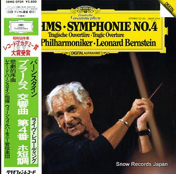 BERNSTEIN, LEONARD brahms; symphony no.4 28MG0704