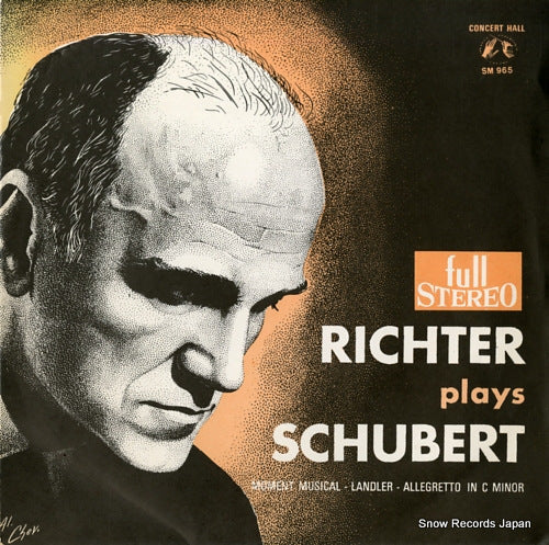 RICHTER, SVIATOSLAV schubert recital SM-965