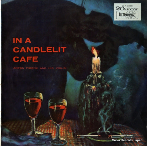 FIRENZ, ANTON AND HIS VIOLIN in a candlelit cafe 20F-4003