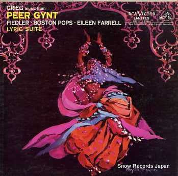 FIEDLER, ARTHUR grieg; peer gynt / lyric suite op.54 LM-2125
