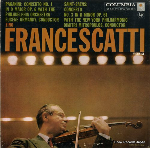 FRANCESCATTI, ZINO paganini; concerto no.1 ML4315