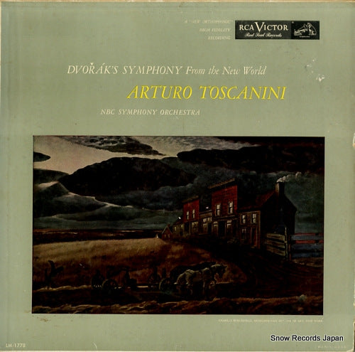 TOSCANINI, ARTURO dvorak's symphony from the new world LM-1778