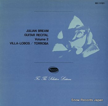 BREAM, JULIAN guitar recital volume 2 MH5190