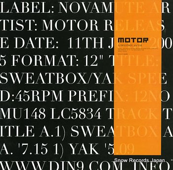 MOTOR sweatbox LC5834